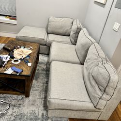 Lovesac Couch 4 Seat + Side Sactional 