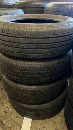 🛞SET OF 4 USED TIRES🛞 225/60/18 MICHELIN •INSTALLED/BALANCED•
