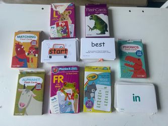 Sight words and phonics flash cards bundle