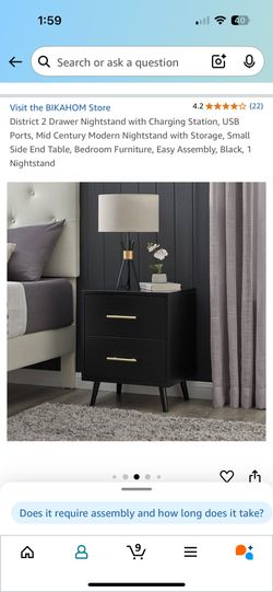 black nightstands (2)
