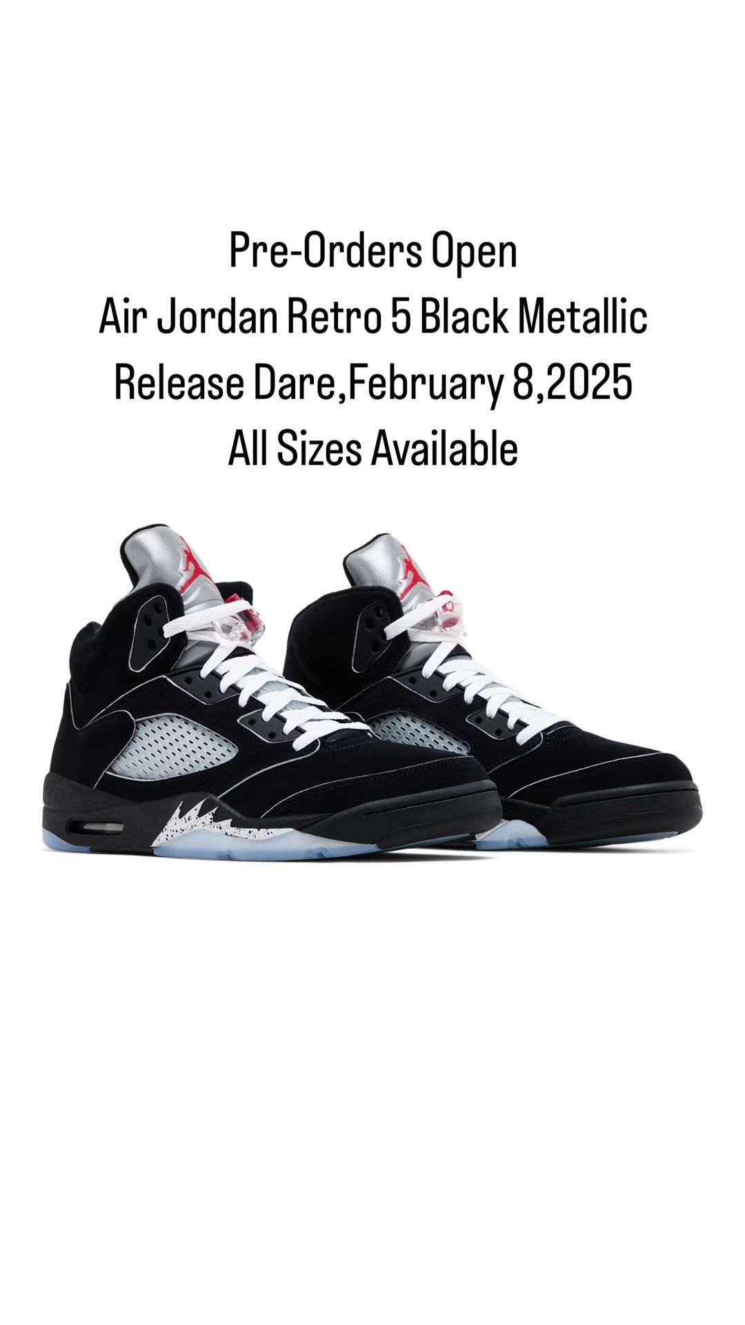 Air Jordan Retro 5 Black Metallic Reimagined
