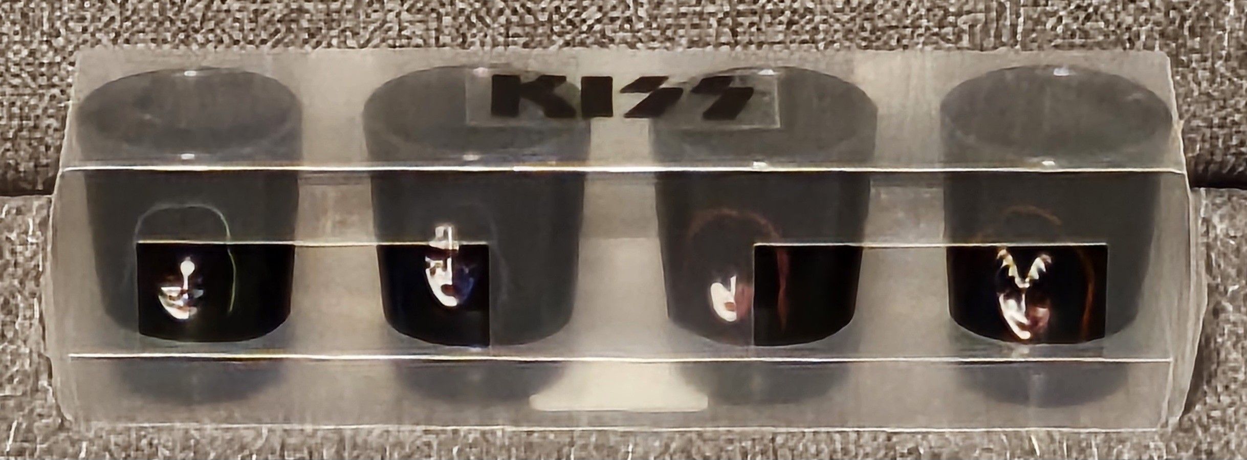 KISS 1.5 Ounce Shot Glasses Set of 4 In Box