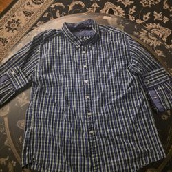 Tommy Hilfiger Button Down Dress Shirt Size Xxl 