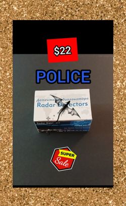 Police Radar Detector Car Speed Testing System