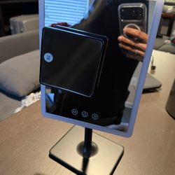 LED Lighted Vanity Mirror w/ Touch Control + Magnifying Mirror (Brand New)