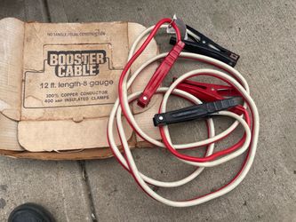 12 foot 8️⃣ gauge jumper cables