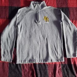 Vintage Jansport Baylor Bears "BU" Quarter Zip fleece sweatshirt