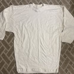 Vintage Select Hypercolor White Sweatshirt Rare Blank