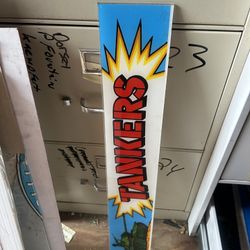 Tankers Arcade Video Game Marquee 