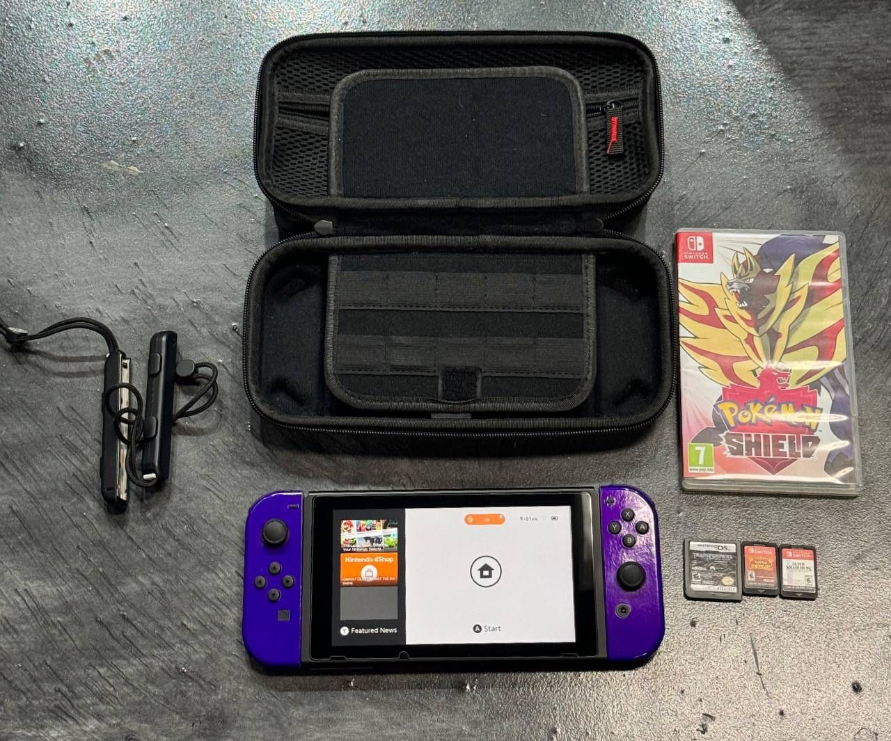 Nintendo Switch v2 Video Game Console HAC-001(-01) Purple Sticks Pokémon Transformers Scarlet Super Smash Bros Games