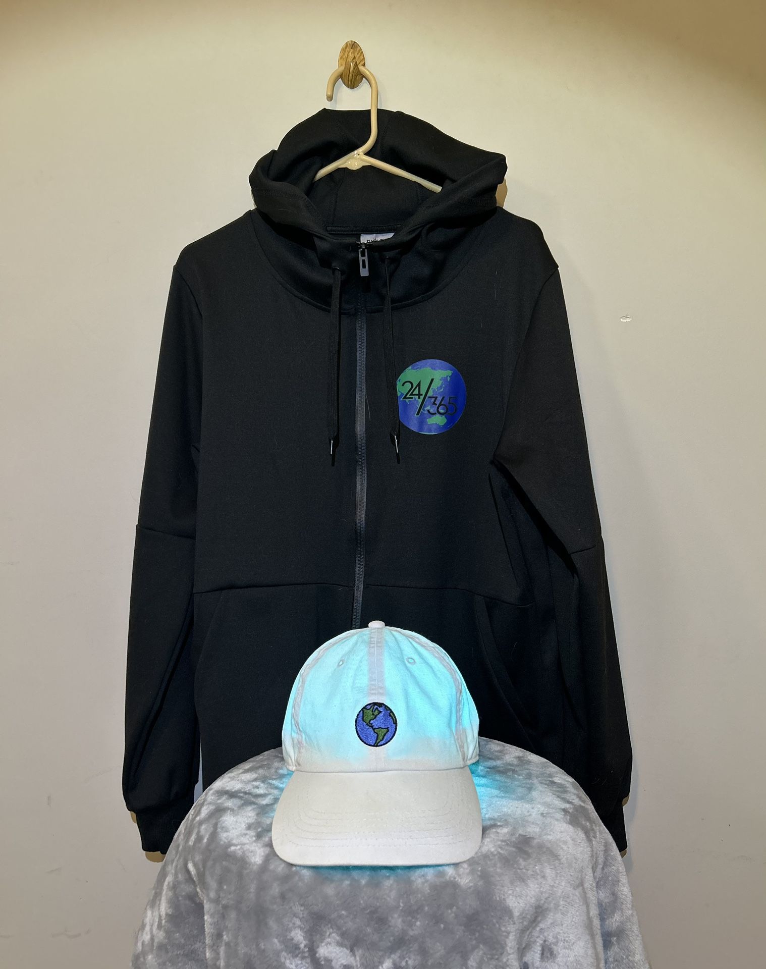 Jogger Hoodie Matching Hat Combo