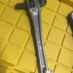 RIDGID 14” Aluminum Offset Pipe Wrench (USA Made)