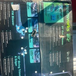 21 Push Mower 13 String Trimmer 585 Cfm Blower