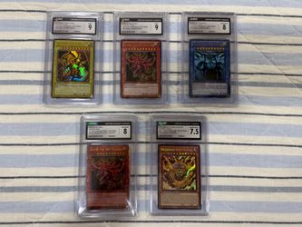 CGC Graded Yugioh Cards Lot 5