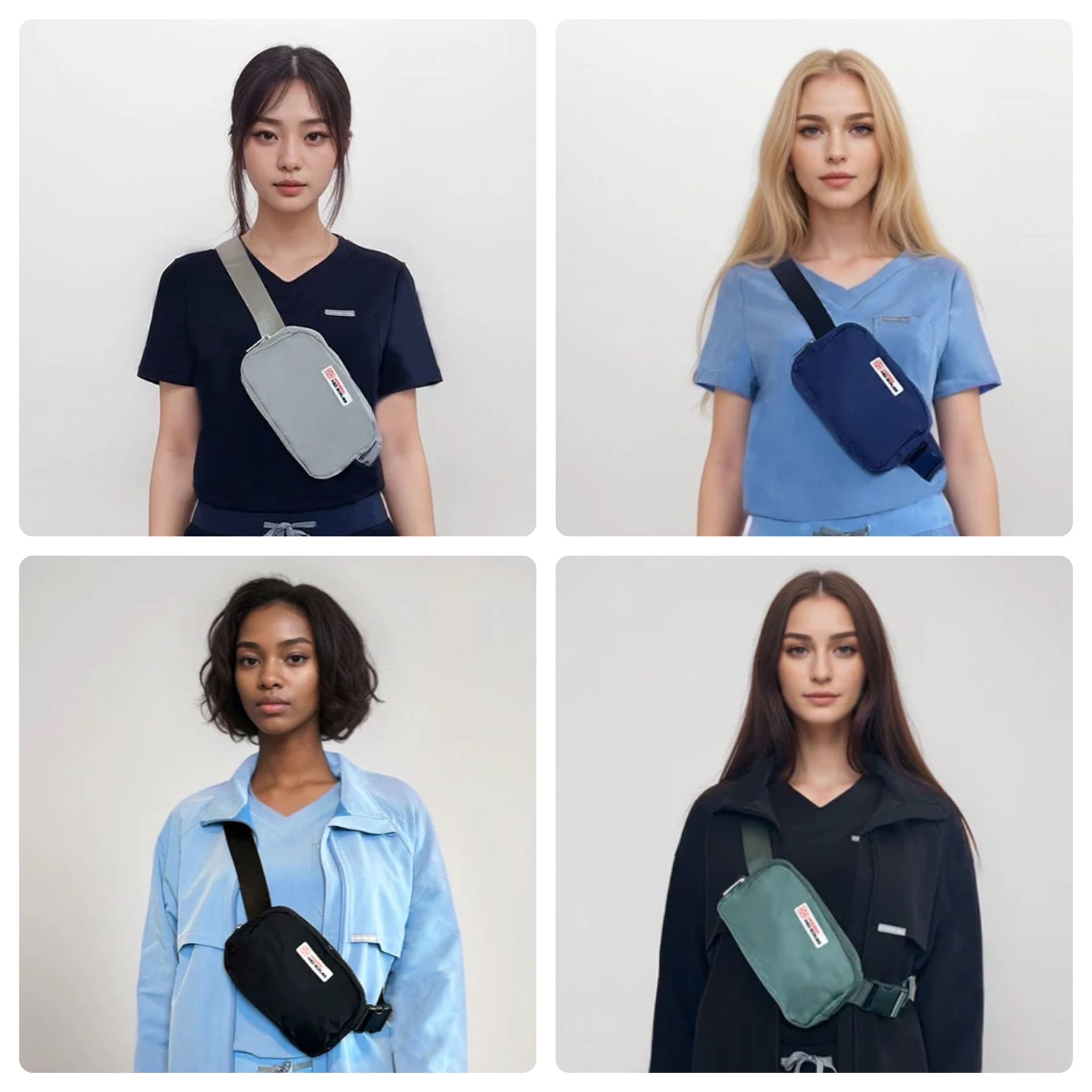 Modern Med Scrubs Belt Bag