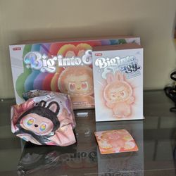 THE MONSTERS Big Into Energy Series- Vinyl Plush Pendant Labubu (HAPPINESS) POP MART