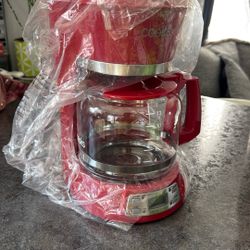 Red Coffee Maker