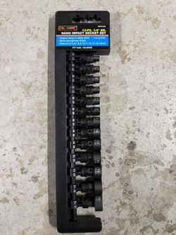 1/4 Nano Size Impact Sockets Metric