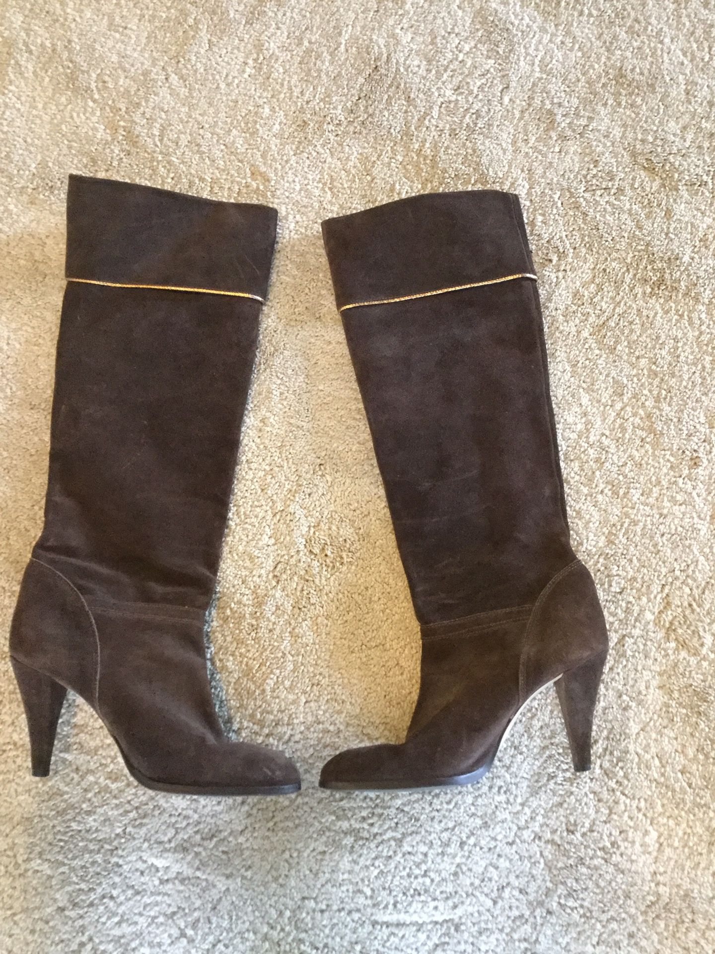 Genuine (Italian made) suede women’s boots