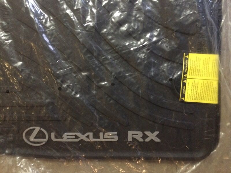 Lexus RX350 all weather floor mats 2013 2014 2015