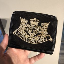 Juicy Couture Small Black Wallet