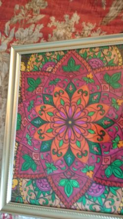 Painting ( coloring ) by grandma