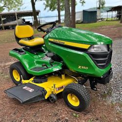 John Deere X350 Riding Lawn Mower 