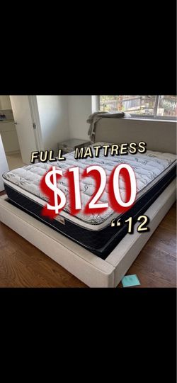 Full size pillow top mattress