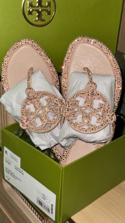 Tory Burch miller knotted crystal sandals