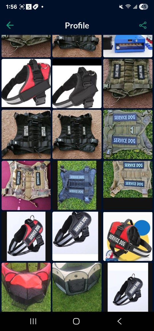 Pet Playpen Foldable, Service Tactical, Dog Harness