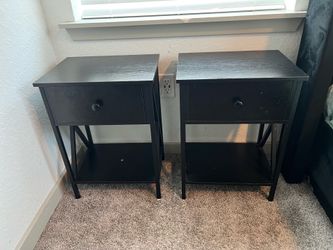 2 Identical Night stands - Black