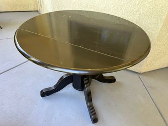Solid wood table