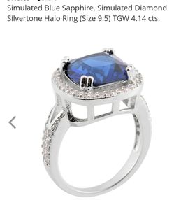 Fiiiyyyaaaahhh🔥🔥🔥 blue sapphire ring size 9.5 gift box ready