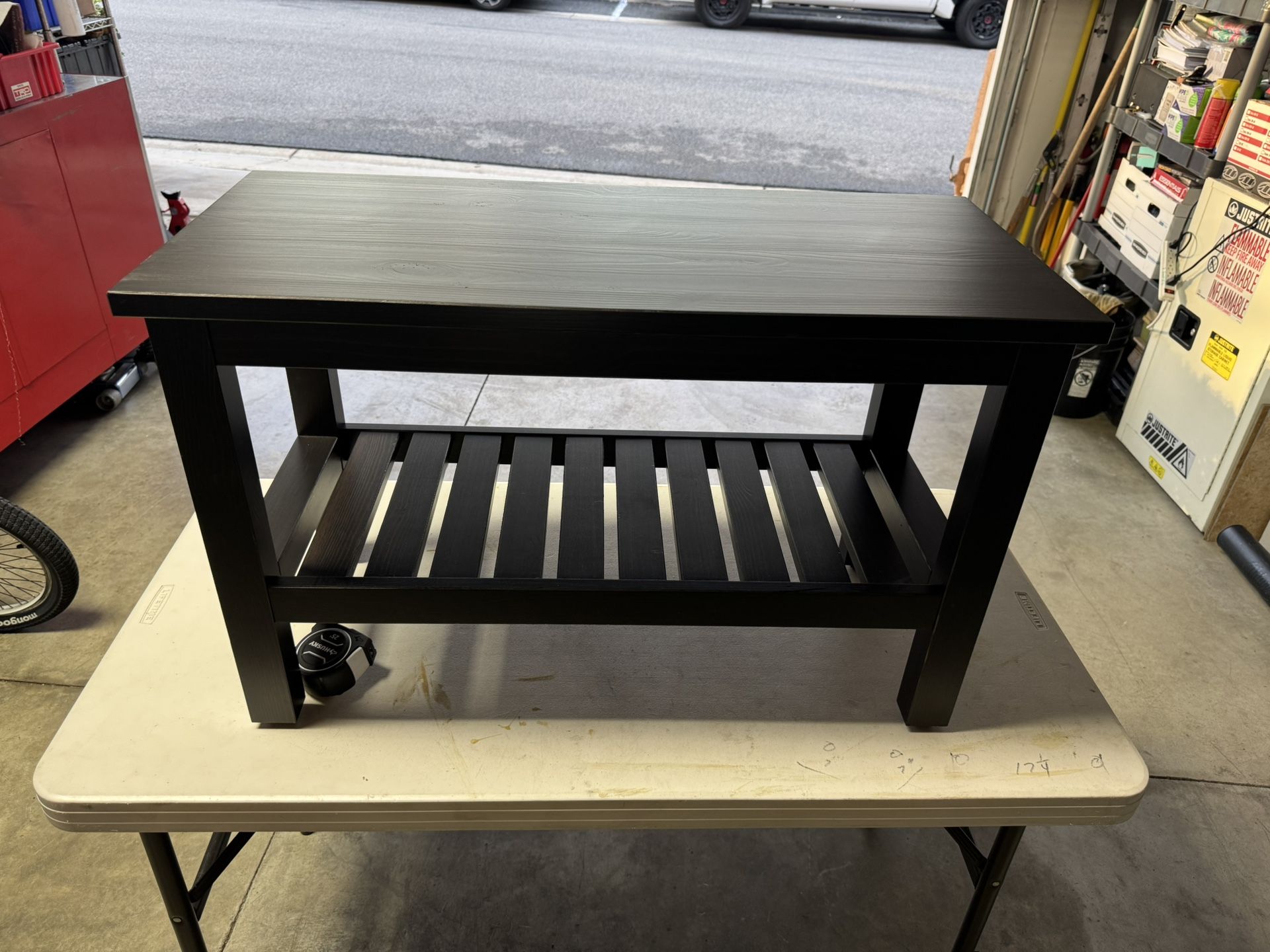 Small Black End Table