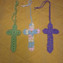 4-inch Crocheted Bible Page Markers ( Bookmark ) • $1.00 each