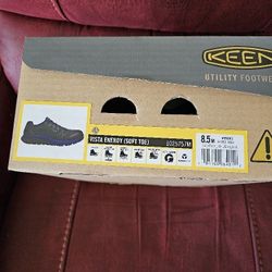 NEW - "KEEN"  Utility Footwear - Women's 8.5 M -  "VISTA" Energy (Soft Toe)  Nautical Blue/Black