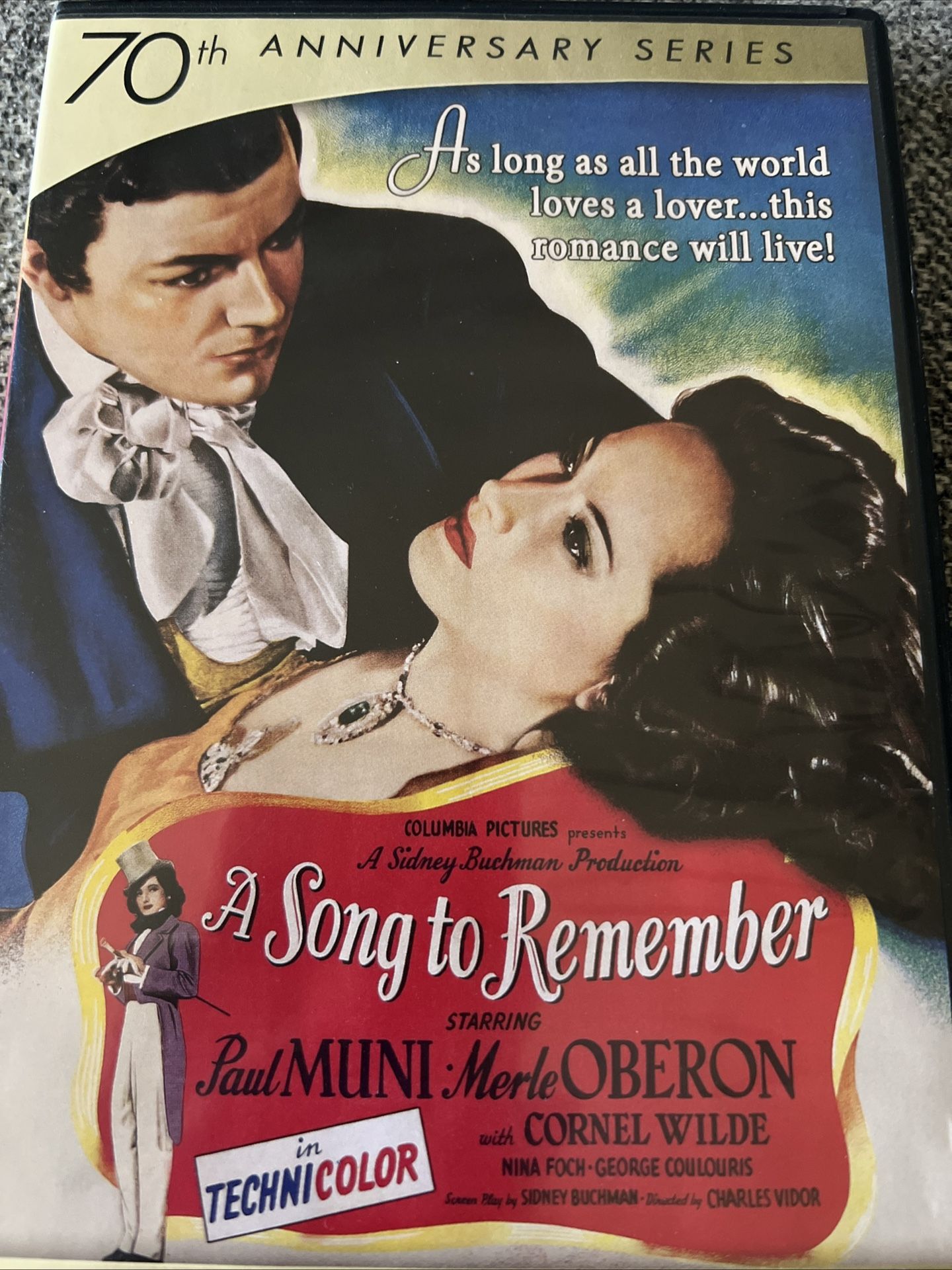 A Song to Remember: DVD, 1945 Bio-Pic Composer Frederick Chopin’s Relationship