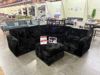New black sectional