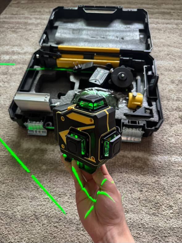 Laser Level 4x360° Self Leveling 16 Green Lines