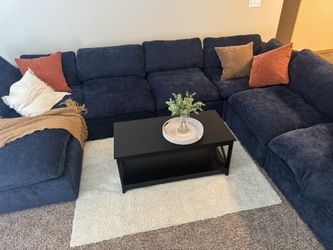 New HUGE Dark Blue Sectional