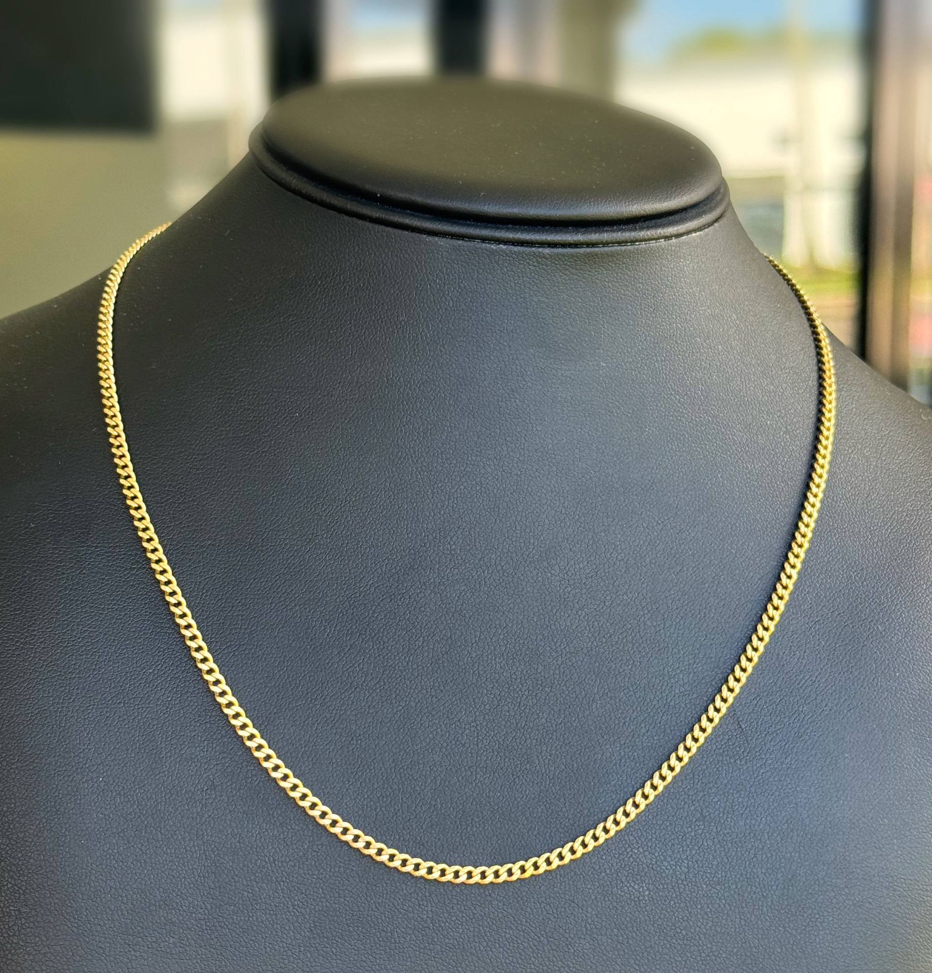 Jewelry 14k solid Yellow Gold Cuban link 23.00” Chain necklace 11.70 grams 2.70mm