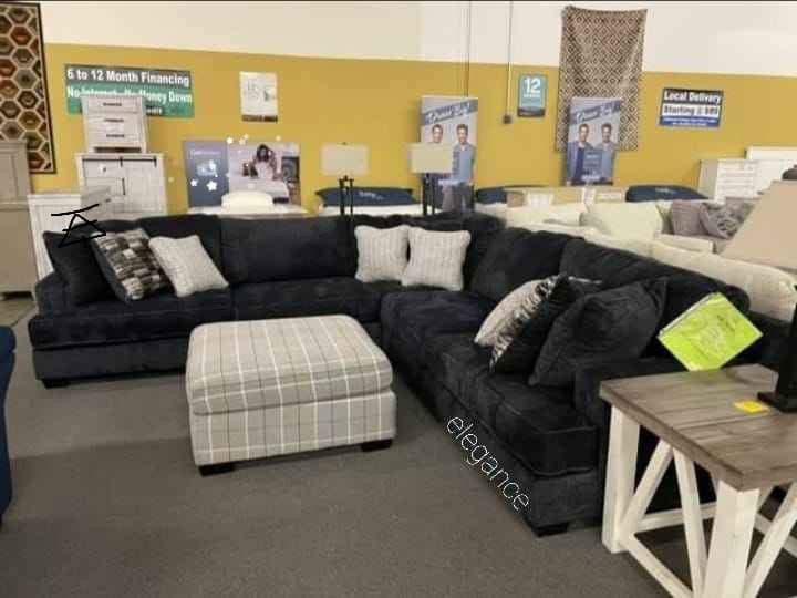 Lavernett 3 Piece Sectional $10 Down Payment And Financing Available