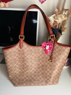 Coach Brown Leather Tote Bag