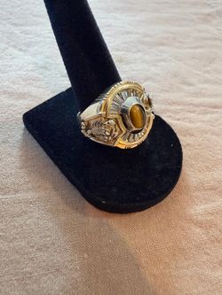 14K Gold Ring with brown stone – 11.07 Grams  - Size: 8🔥 (Firm Price)