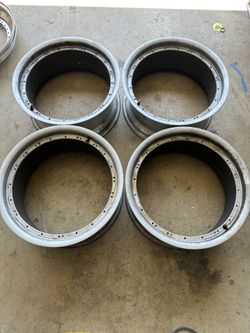 Set Of 4 2pc BBS RK 17x7.5 Barrels