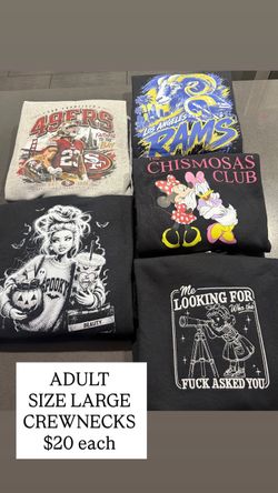 Adult Crewneck Sweaters