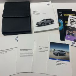 2021 VW Volkswagen Teramont Atlas Owners Manual Set