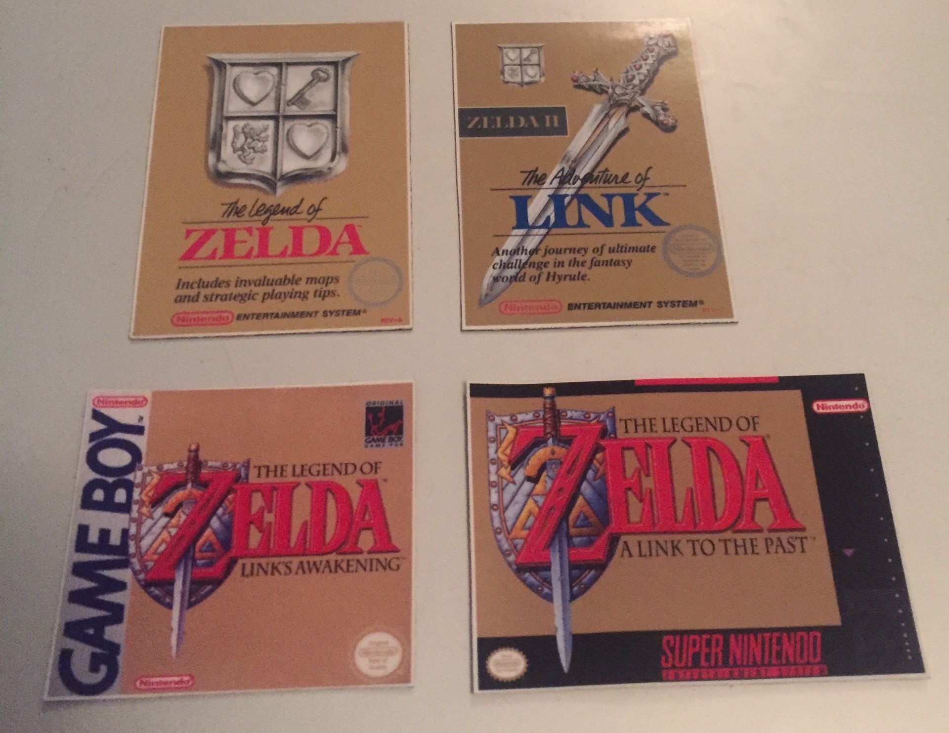 The Legend of Zelda FRIDGE MAGNET Set/LOT (Nintendo NES Super Nintendo SNES GameBoy)