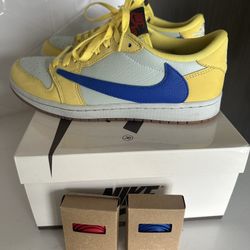 Cactus Jack Travis Scott Air Jordan 1 Retro Low OG - Canary