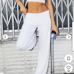 Brandy Melville Priscilla Fold Over Flared Pants